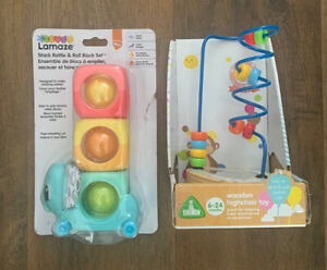 Set Of 2 Baby Toys imperfect packaging lamaze early learning rrp £25