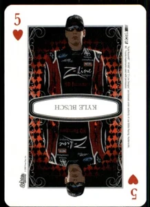 2009 Wheels Main Event Playing Card Red Back Kyle Busch #5H NASCAR Racing - Picture 1 of 2