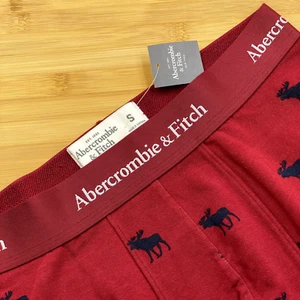 Abercrombie & Fitch A&F Iroquois Mountain Burgundy Boxer Briefs Size Small - Picture 1 of 3
