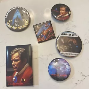 Star Trek Vintage Pin Back Button - Picture 1 of 2