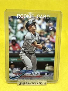 2018 TOPPS UPDATE - GLEYBER TORRES / New York Yankees - ROOKIE CARD RC #US99 - Picture 1 of 3