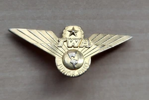 Vintage TWA Trans World Airline Junior Pilot Airline Flügel Brosche Anstecknadel Abzeichen - Bild 1 von 2