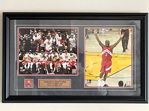Toronto Raptors 2019 campeones de la NBA, Kawhi Leonard y celebración del equipo, pin, foto - Imagen 1 de 8