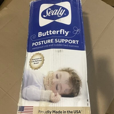 New Seals Butterfly Premium Firm Crib Mattress And Toddler Mattress NEW DISTRESS - Image 1 of 4