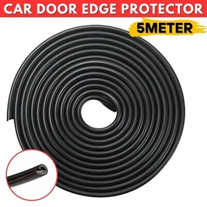 16ft Auto Car Door Edge Trim Guard Molding Rubber Seal Strip Scratch Protector - Picture 1 of 14