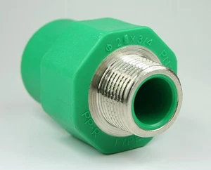 AQUA PLUS PPR fusiotherm Raccord AG 25mm 3/4 pouces conduite d'eau - Bild 1 von 1