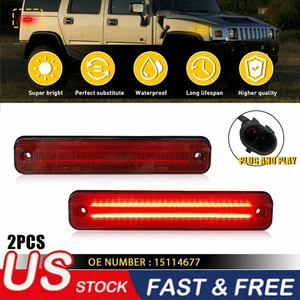 Pack of 2 Car 15114677 Rear Red LED Marker Side Lightfor Hummer H2 2003-2009 - Picture 1 of 12