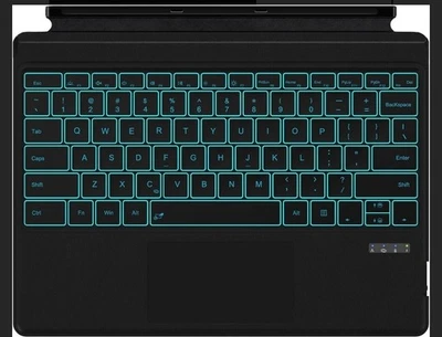 Wireless Keyboard Backlit Type Cover Trackpad for Microsoft Surface Pro 7/6/5/4 - Image 1 of 4