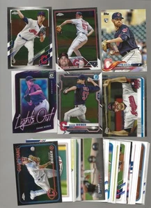 LOT OF 35/30 DIFFERENT Shane Bieber-Cleveland Guardians W/ROOKIE PAPER/CHROME - Picture 1 of 1