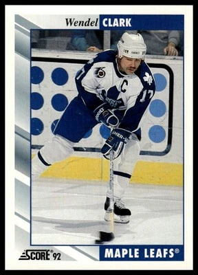1992-93 Score #110 Wendel Clark - Image 1 of 2