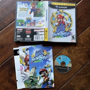 Super Mario Sunshine (Nintendo GameCube, 2003) Complete CIB w/ Manual - Picture 1 of 6