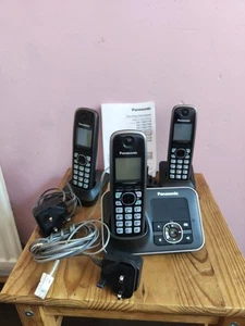 Panasonic KX-TG6621E 3 jednostki w zestawie - Zdjęcie 1 z 7