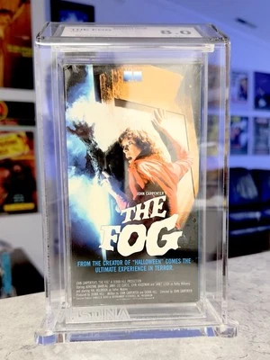 THE FOG (1980) VHS - BECKETT GRADED 8/10 - NELSON ENTERTAINMENT - WATERMARKS - Image 1 of 4