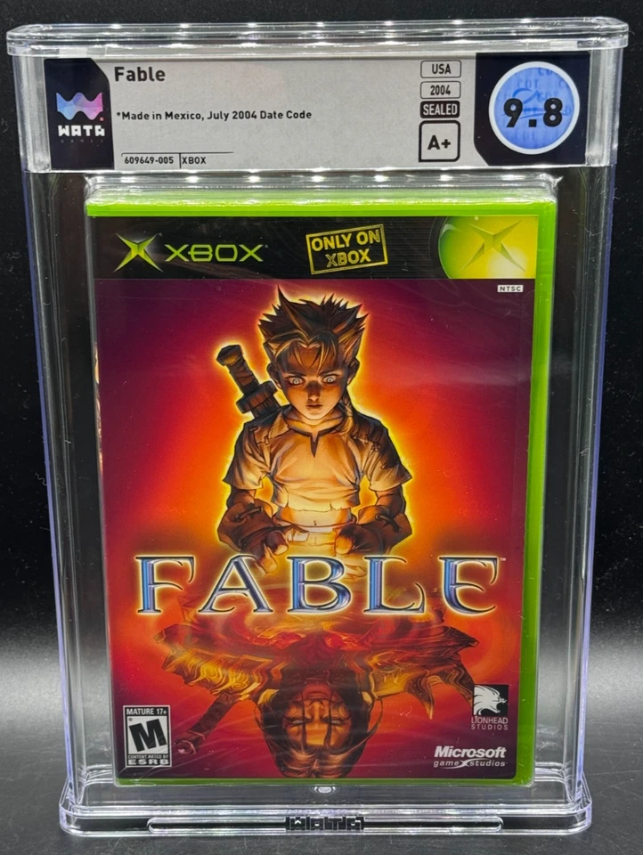 Scratch- - Fable - Microsoft Xbox Pristine Tested Authentic