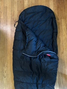 Vintage North Face Goose Down Mummy Sleeping Bag 82" w/Stuff Sack - Picture 1 of 9