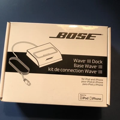 BOSE Wave III 3 Dock Base Made For iPod & iPhone New Open Box - Image 1 of 4