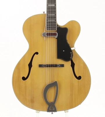 GUILD A150 SAVOY BLONDE Used Spruce Top Maple Side&Back Body w/Hard Case - Image 1 of 4