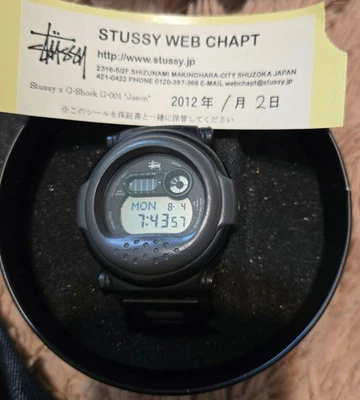 Estuche Reloj Digital G SHOCK STUSSY G 001ST Incluido Colaboración Clásica Foto 1 de 4