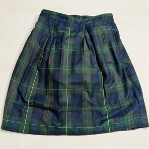Lands End Skort Girls Size 2 Plaid Multicolor Adjustable School Uniform - Picture 1 of 4
