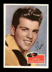 1959 Topps Tell Us Fabian #19 Fabian Forte firmado autógrafo retrato BXCP56 - Imagen 1 de 2