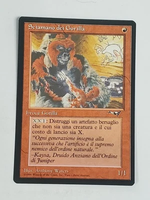 MTG Gorilla Shaman (Holding Baby) (Italian Alliances/Red/C) - BGM - Image 1 of 2