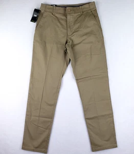 LEE Mens Tan Khaki Pants Size 33x34 Slim Fit Straight Leg NWT - Picture 1 of 17