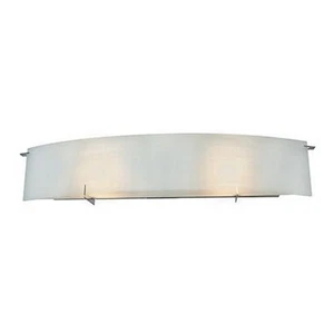Access Lighting 62053-CH/CKF Oxygen Checkered Frosted Wall Bath Vanity Bar - Picture 1 of 9