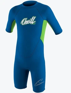 O'Neill Toddler Size 1 Reactor- Shorty Wetsuit, Color Ocean Dayglow NWT FastShip - Picture 1 of 7