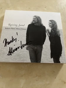 SIGNED Robert Plant/alison Krauss - Raising Sand autograph cd - Picture 1 of 2