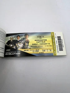 Pittsburgh Penguins 2006-07 TICKET STUB vs Washington Capitals 2-18-07 Game 30 - Picture 1 of 1