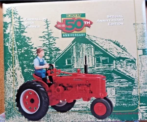 ERTL 1995 50 aniversario rojo Farmall H & Farmer escala 1/16 #2625 fundido a presión sin usar, en caja - Imagen 1 de 5