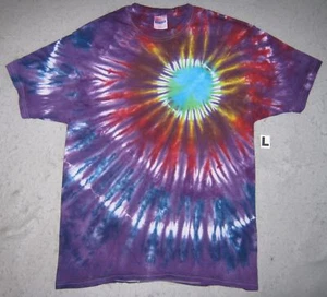 CAMISETA PÚRPURA STARBURST TIE DYE - Imagen 1 de 8