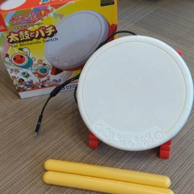 HORI Taiko no Tatsujin Dedicated Controller Drum and Bachi set Nintendo Switch - Image 1 of 4
