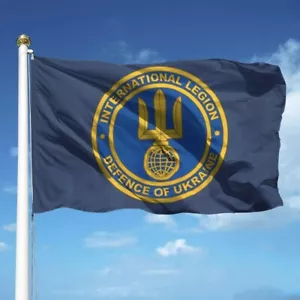 MILITARY FLAG OF UKRAINE INTERNATIONAL LEGION OF DEFENSE OF UKRAINE - Picture 1 of 1