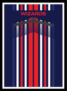 Washington Wizards Jersey Display Frame - Picture 1 of 2
