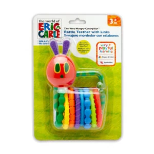 Brightly Coloured Links Eric Carle Very Hungry Caterpillar Teether Links - Foto 1 di 1