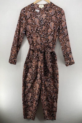 Mono POLDER 36 Southwestern Medio Botón Cónico Corbata Cinturón Algodón Negro Foto 1 de 4