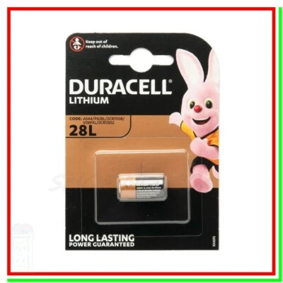 BATTERIA PILA DURACELL 28L 2CR13252 L544 E23A-A23 V28PXL K28 6V LITIO LITHIUM