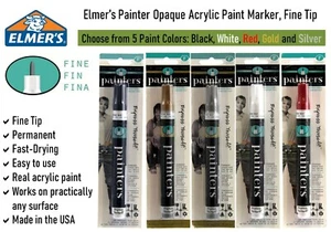 Elmer's Painters Acrylic Paint Marker, Blister Carded, Fine Tip - Picture 1 of 8