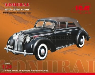 ICM 24022 1/24 Admiral Cabriolet With Open Cover, WWII German Passenger Auto - Image 1 of 2
