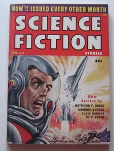 Science Fiction Stories January 1955 - Raymond F Jones Algis Budrys - Picture 1 of 1