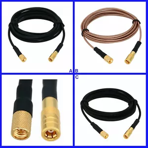 10-32 Microdot to SMB Cable Accelerometer Microphone Tacho Probe Vibration Sound - Picture 1 of 4