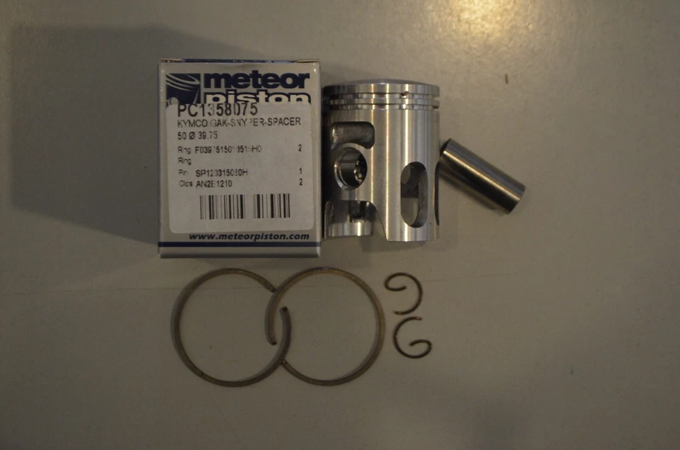 Kit Pistone Meteor PC1358075 D. 39,75 - KYMCO GAK-SNYPER-SPACER 50 (non cromato) - Imagen 1 de 1