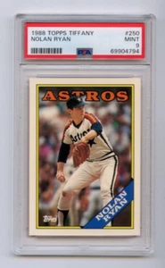 1988 Topps Tiffany NOLAN RYAN # 250 PSA 9 MINT Houston Astros - Picture 1 of 2