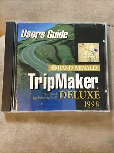 Rand McNally Trip Maker 1998 Edition Users Guide PC Computer Software Vintage - Picture 1 of 6