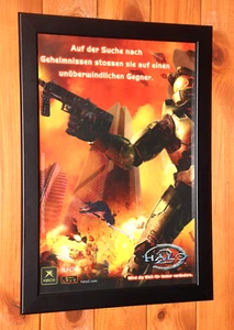 Halo 2 Xbox Xbox One Xbox 360 Old Promo Small Poster / Ad Page Framed. - Picture 1 of 7