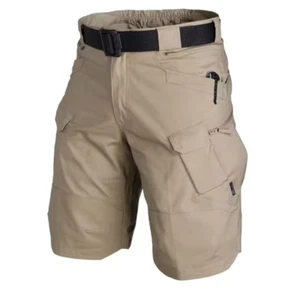 Men's Waterproof Tactical Cargo Shorts Outdoor Lightweight Quick Dry Breathable - Picture 1 of 9
