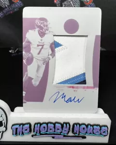 2022 National Treasures 1/1 Patch Auto Printing Plate Malik Willis RPA Titans - Picture 1 of 2