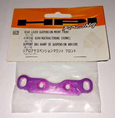 HPI Racing RC 86526 Rear Lower Suspension Mount front for Helfire - Image 1 of 2