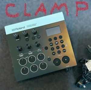 1x CLAMP MOUNT BRACKET for ROLAND TM-6 DRUM SAMPLER. 10 CLAMPS STILL AVAILABLE. - Picture 1 of 4